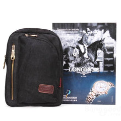 Unisex Casual Canvas Shoulder Bag Chest Pack Messenger