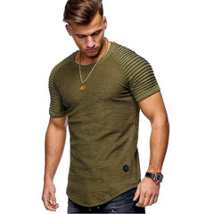 Men's Cotton Blend Short Sleeve Solid T-Shirt