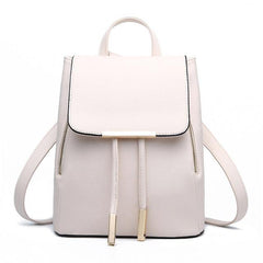 Pu Leather And Preppy Style Hasp Closure Bag For Teens Girls