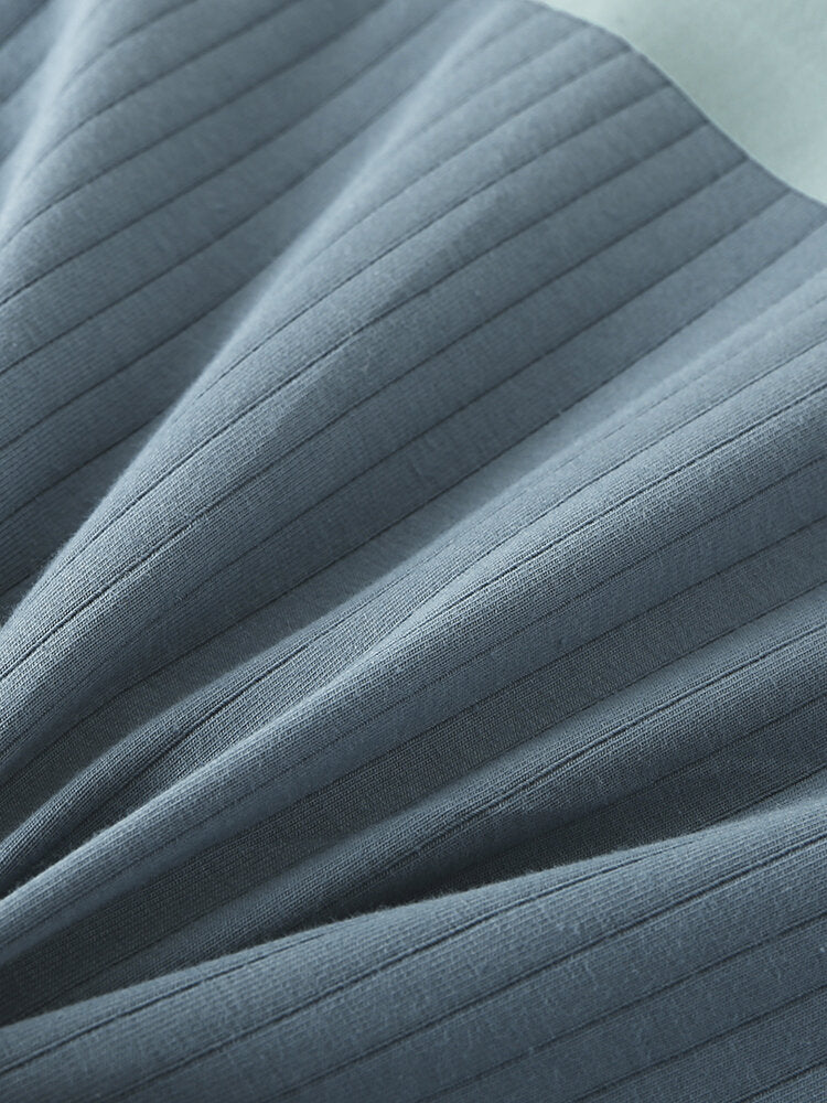 Mens Cotton Seamless Breathable Antibacterial Solid Home U Convex Pouch Boxers