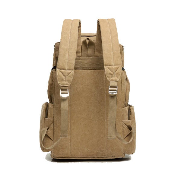 Men Women Large Capacity School Laptop Backpack Canvas Casual Backpack