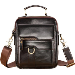 Men's Genuine Leather Large Capacity Shoulder Handbag
