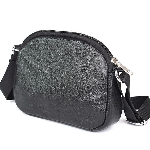 Women Genuine Leather Cowhide Casual Shoulder Bag Phone Crossbody