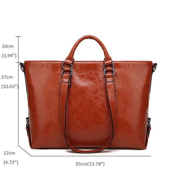 women fashion minimalist handbag leisure business shoulder tote bag