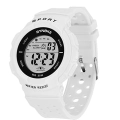 3ATM Waterproof EL light Multiple function Colorful LED Sport Digital Watch