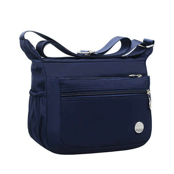 Women Nylon Shoulder Bag Outdoor Sports Waterproof Crossbody
