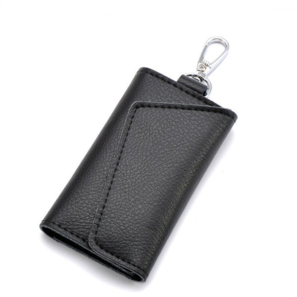 Unisex Genuine Leather Multifunctional Car Key Holder Card Holder