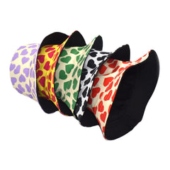 Women & Men Love Print Pattern Double-Sided Outdoor Casual Sunshade Bucket Hat