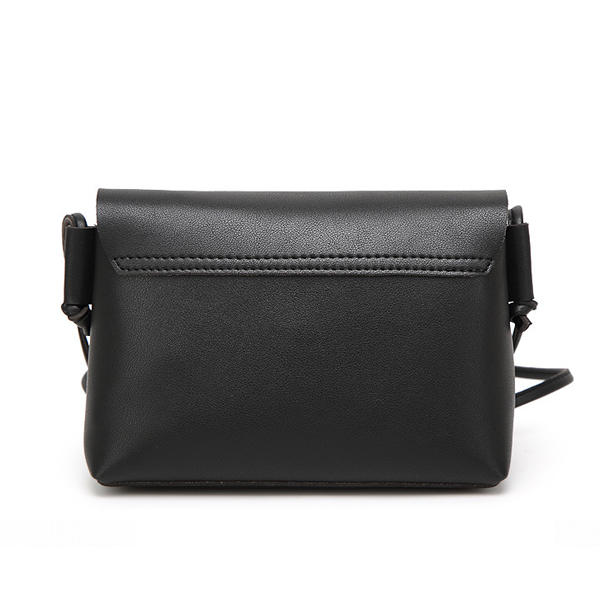 Women PU Leather Hasp Shoulder Bags Vintage Flap Crossbody Messenger