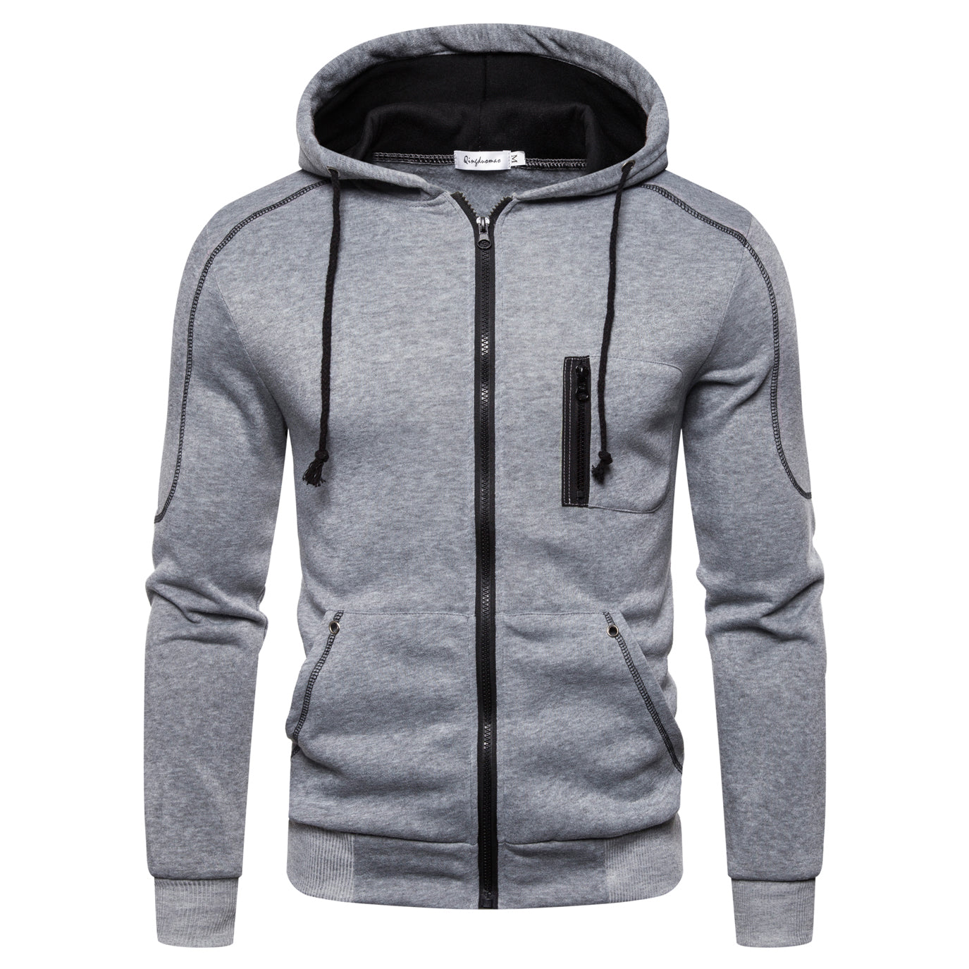Casual Sports Design Spring And Autumn Winter Long-sleeved Cardigan Hooded Men's Hoodie