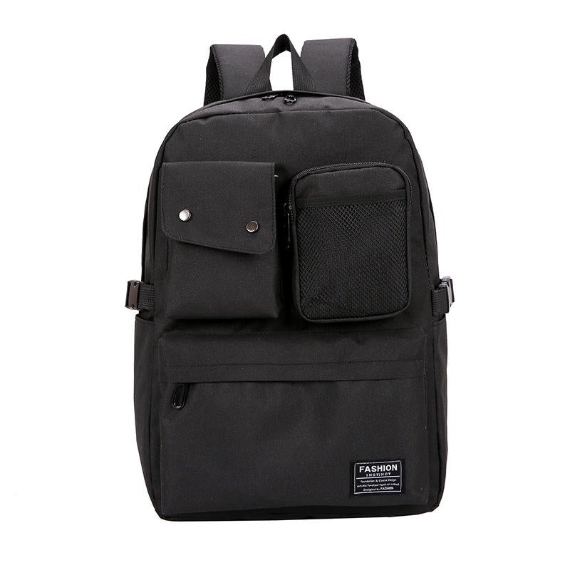 Outdoor Canvas Casual Large Capacity Backpack Tavel Bag For Men And Women