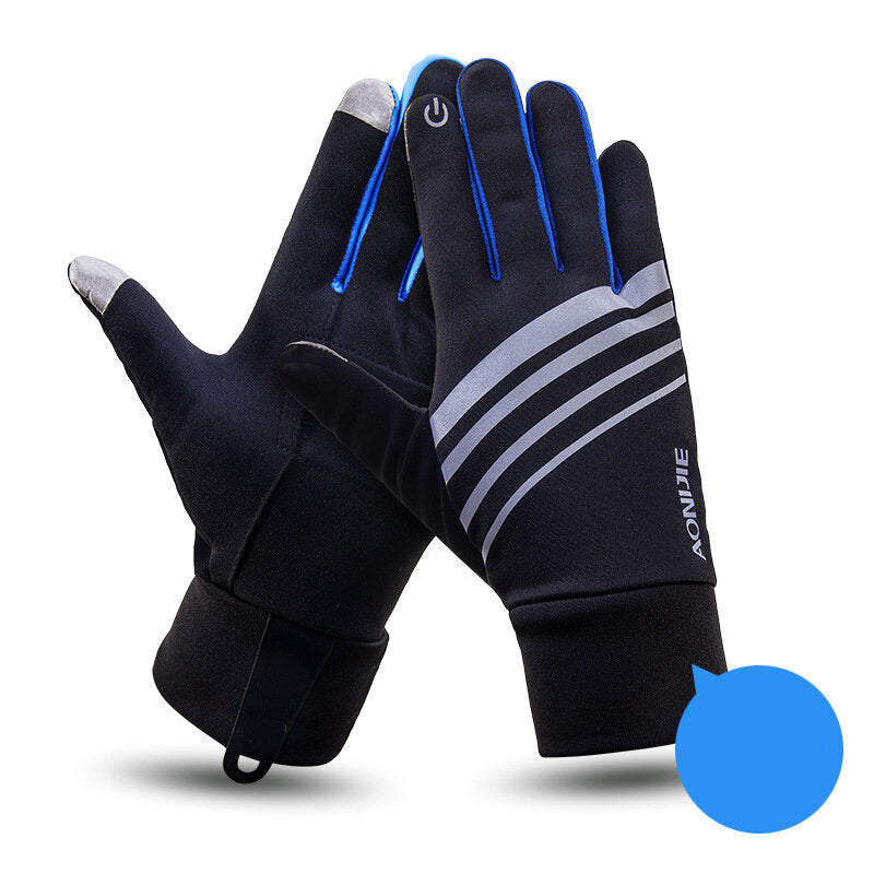 Winter Thermal Warm Full Finger Skiing Cycling Glove Skiing Xiaomi Motorcycle E-bike Bike Bicycle