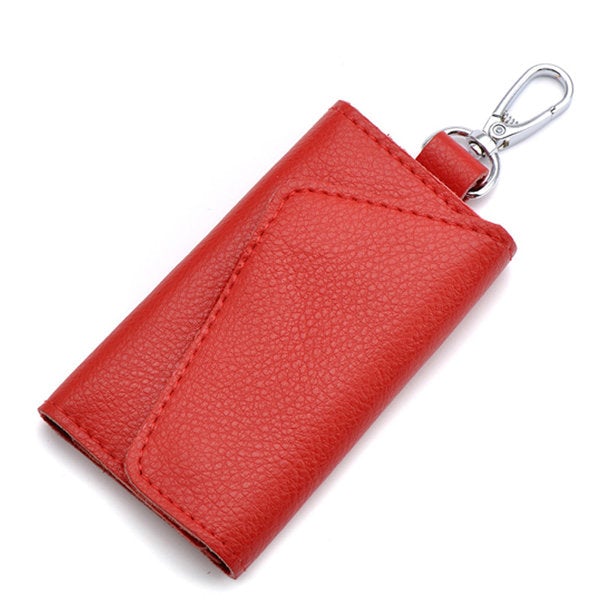 Unisex Genuine Leather Multifunctional Car Key Holder Card Holder