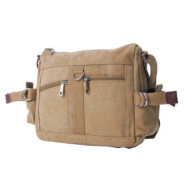 Unisex Canvas Casual Outdoor Crossbody Shoulder Bag