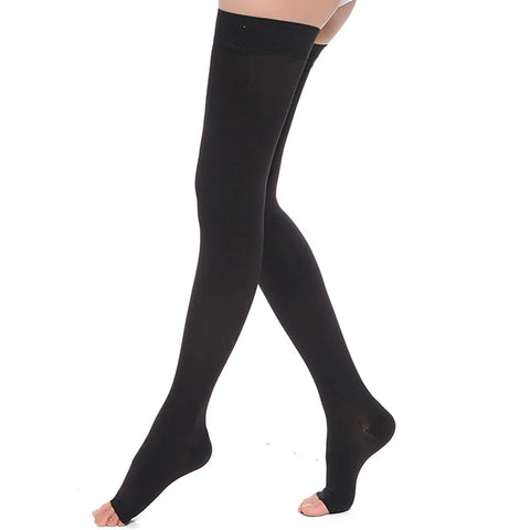 A Pair Two Stage Long Tube Health Care Long Leg High Elastic Stockings Blood Anti Stockings Thin Leg Compression Socks Pressure Pregnant Women Edema