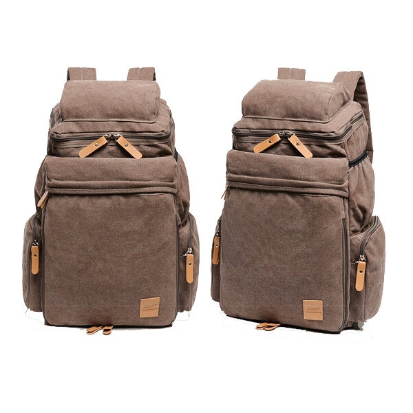 Men Women Large Capacity School Laptop Backpack Canvas Casual Backpack