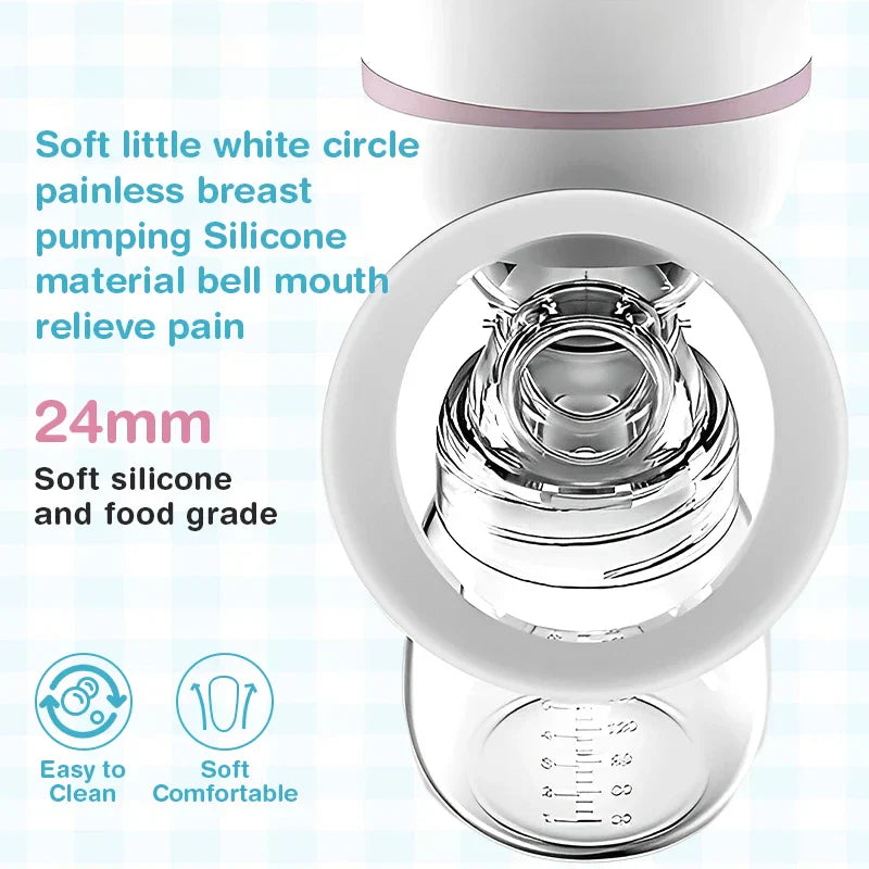 Intelligent Electric Breast Pump - High Suction, Comfortable, Silent, Painless for Postpartum Use