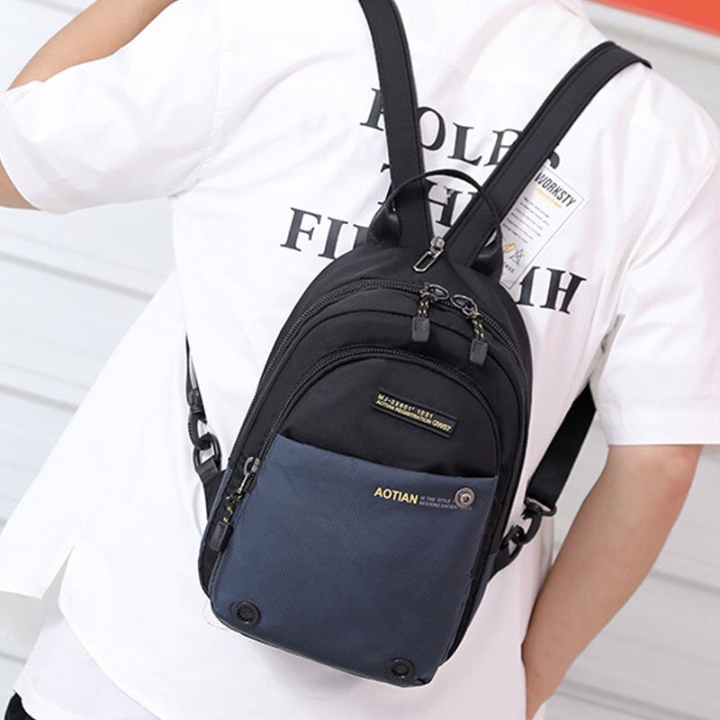 Men Multifunctional Backpack Waterproof Multi-carry Crossbody Bag Backpack