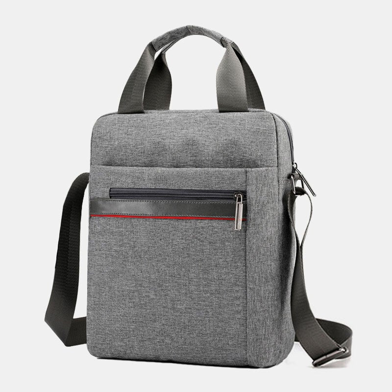 Men's Large Nylon Shoulder Bag for Outdoor Use