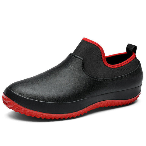 Men Chef Shoes Non-slip Safety Work Shoes Oil Water Proof Kitchen Car Wash Shoes Outdoor Hiking