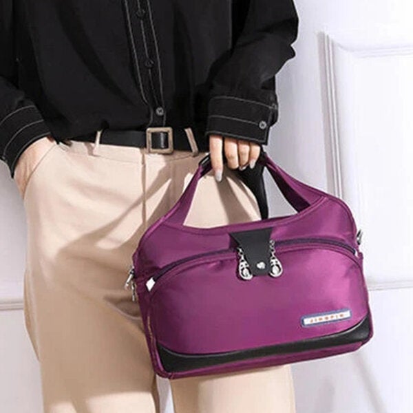 Women Large Capacity Multi-Pocket Shoulder Bag Handbag For Outdoor