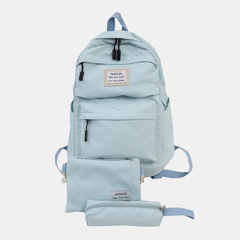 3 PCS Casual Backpack Shoulder Bag Crossbody Bag For Men Women