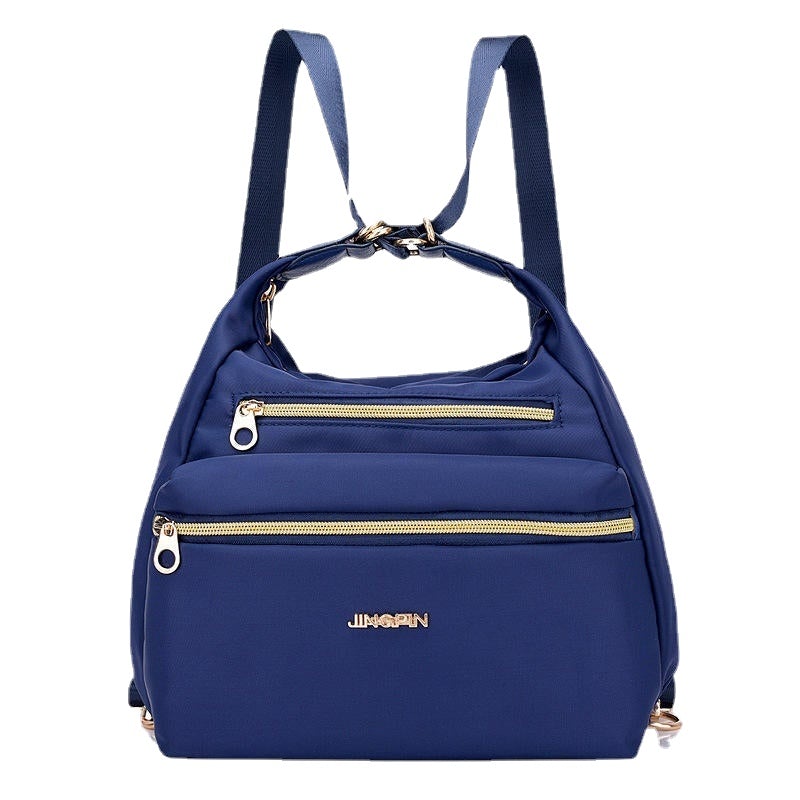 women nylon waterproof double sided crossbody multifunctional shoulder bag backpack