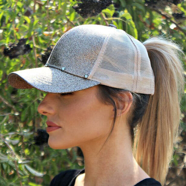 Women Simple Casual Solid Color Visor Breathable Mesh Sun Hat Baseball Hat