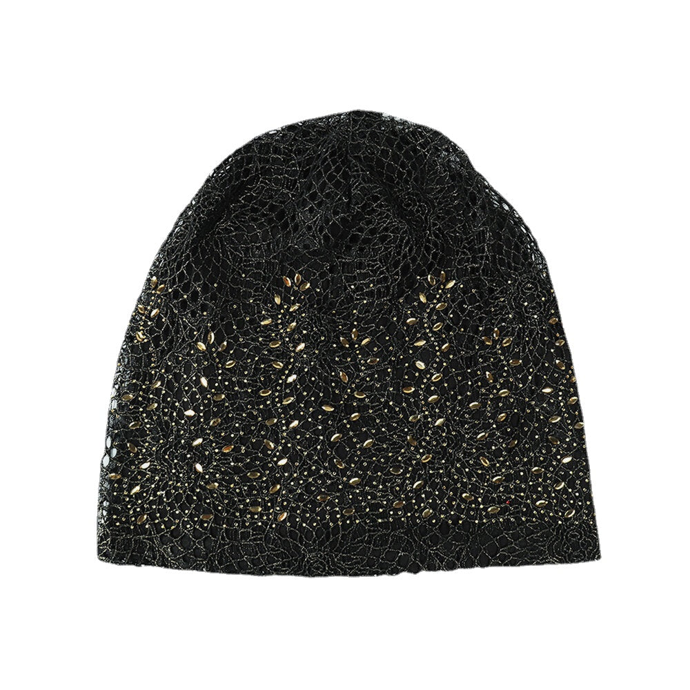 New Knitting Cutout Beanie Hat Breathable Caps