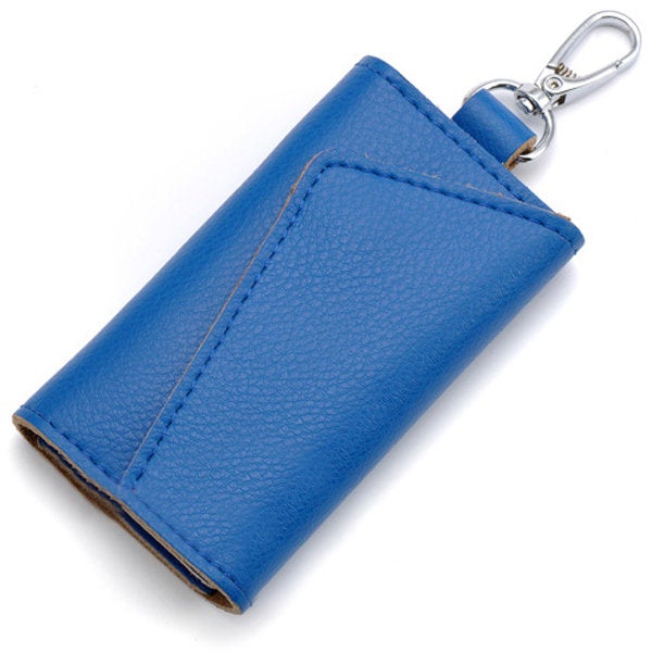 Unisex Genuine Leather Multifunctional Car Key Holder Card Holder