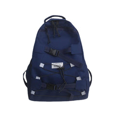 Men Fashion Light Weight Backpack Super Reflective Belt Casual Large Capacity Tooling Student Bag