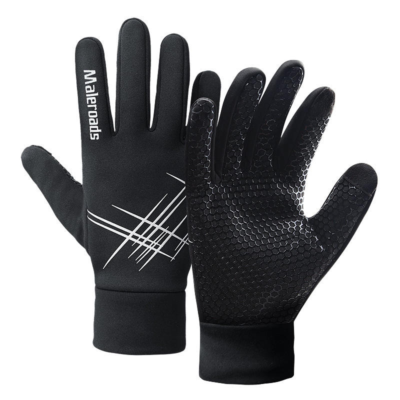 Winter Warm Touch Screen Gloves Velvet Waterproof Non-Slip Skiing Cycling Gloves