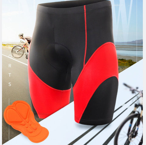 Men's Cycling Padded Shorts Shock Absorption Bike Sports Shorts Breathable Quick Dry Mountain Bike MTB Clothing