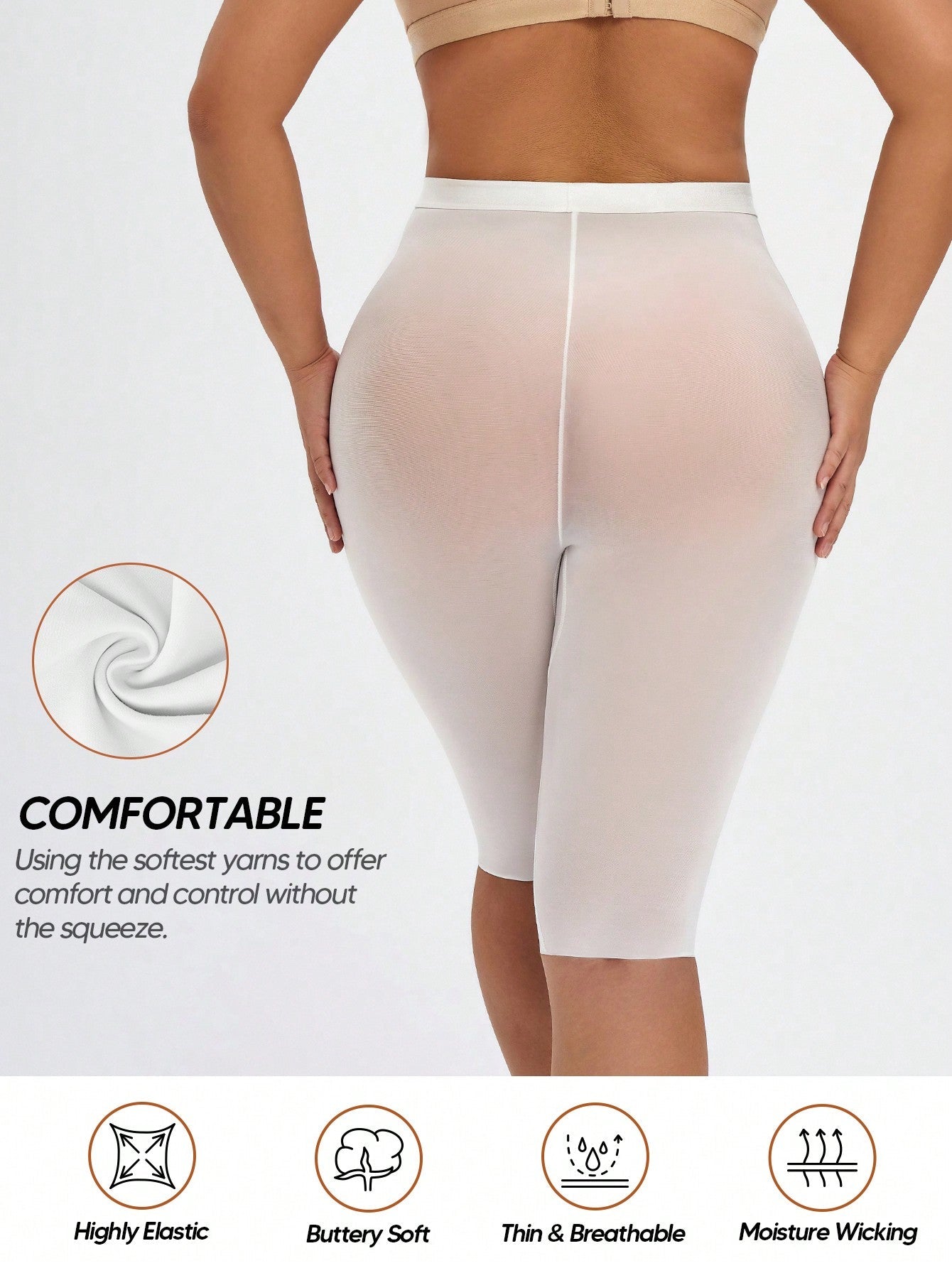 Women's High-Waisted Mesh Sheer Pants - Tummy Control & Butt Lift for Daily & Sports