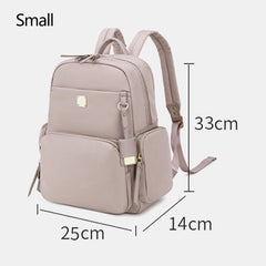 Women Oxford Large Capacity Multi-pocket Backpack Casual 13.3/14 Inch Laptop Bag