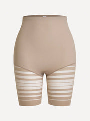 Women's Striped Shapewear Bottoms for Slimming and Comfort