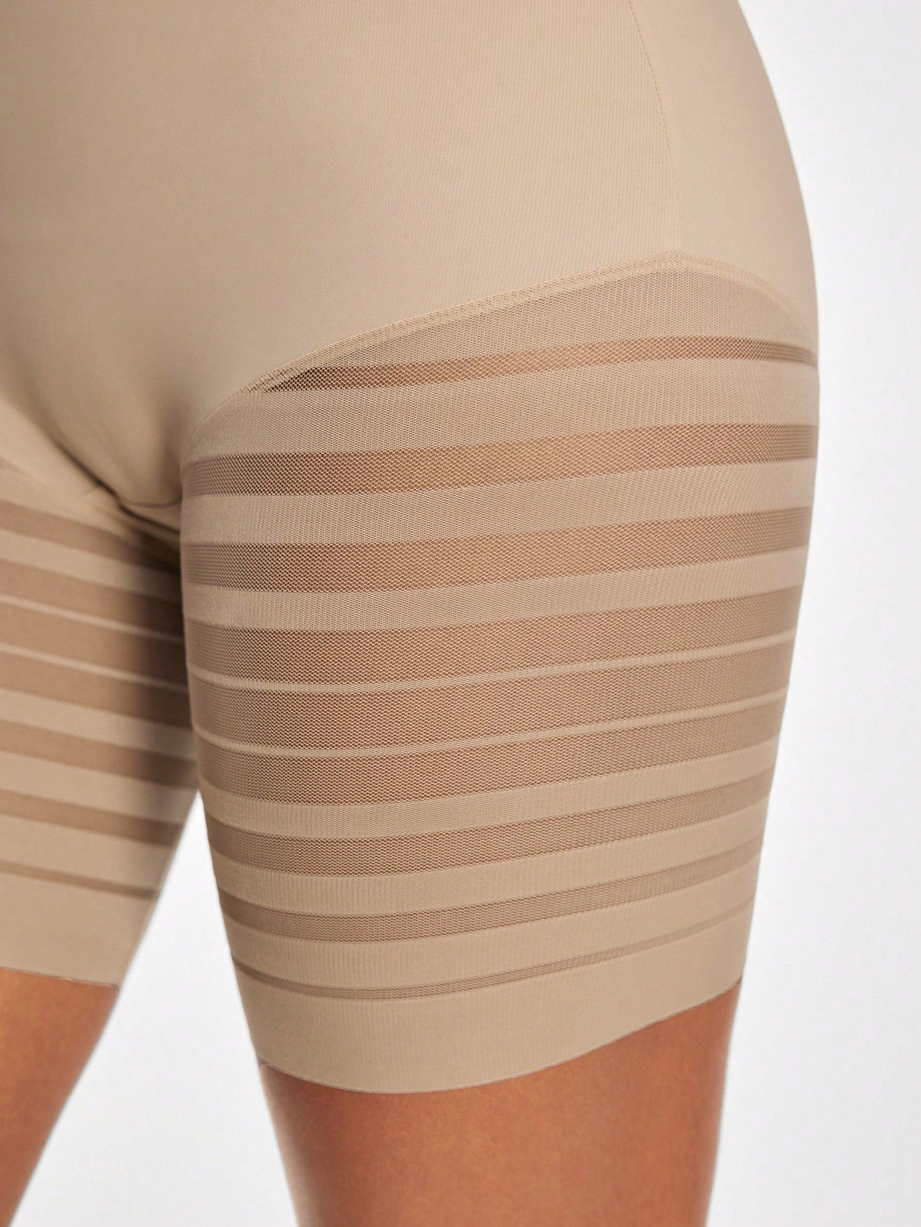 Women's Striped Shapewear Bottoms for Slimming and Comfort