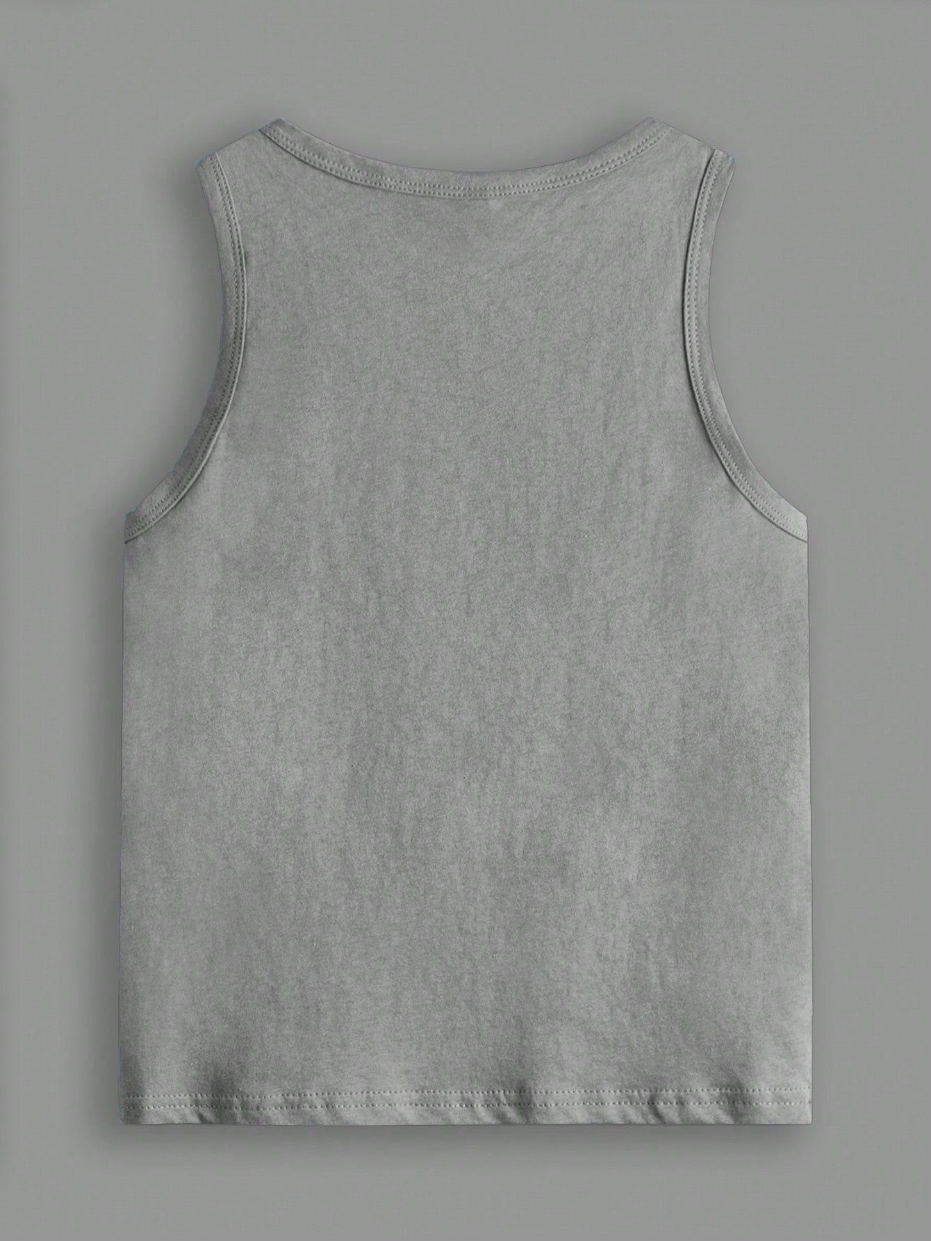 Tween Boy Casual Tank Top - Comfortable, Solid Color, Rib-Knit, Slight Stretch, Machine Washable