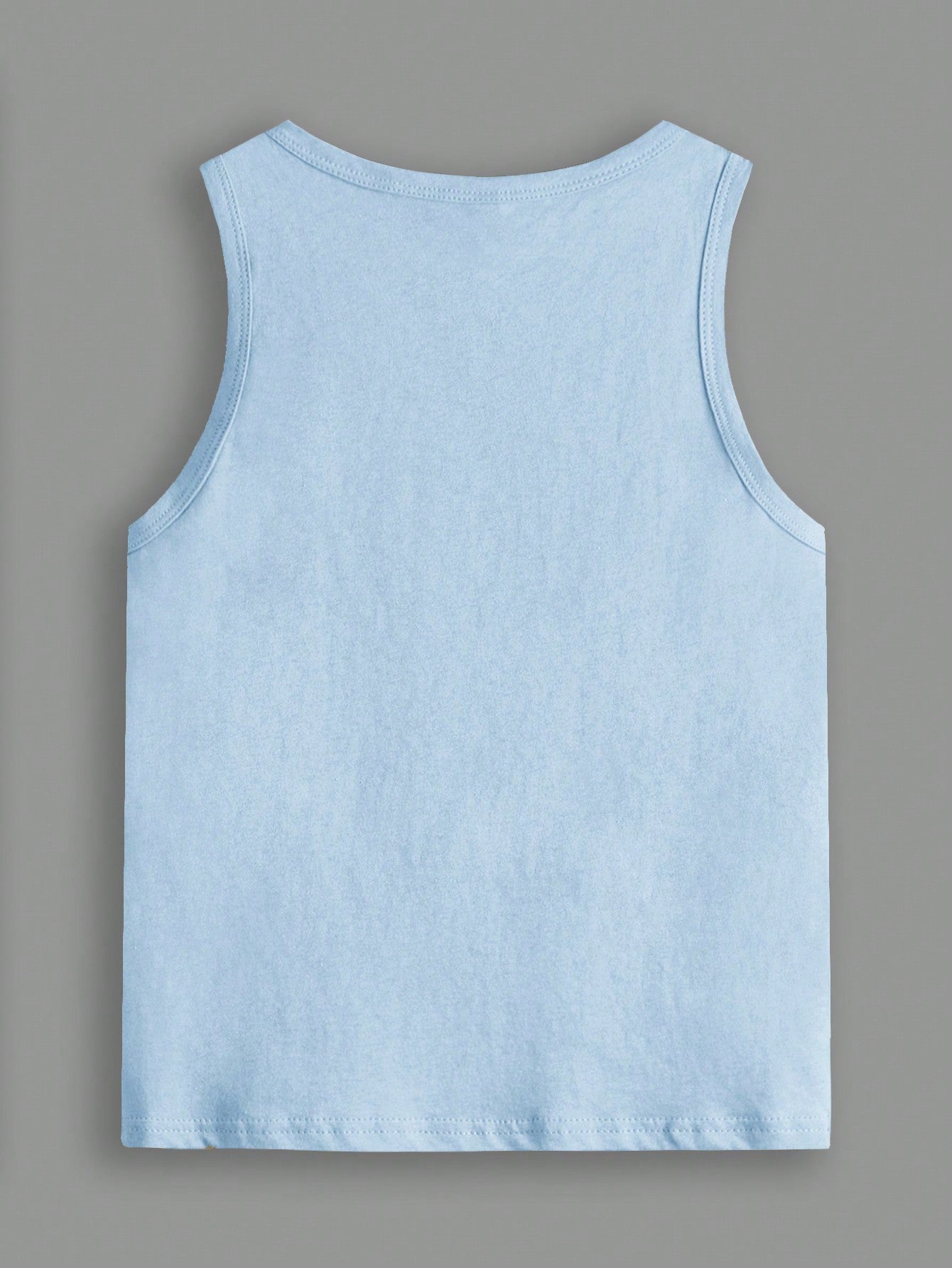 Tween Boy Casual Tank Top - Comfortable, Solid Color, Rib-Knit, Slight Stretch, Machine Washable