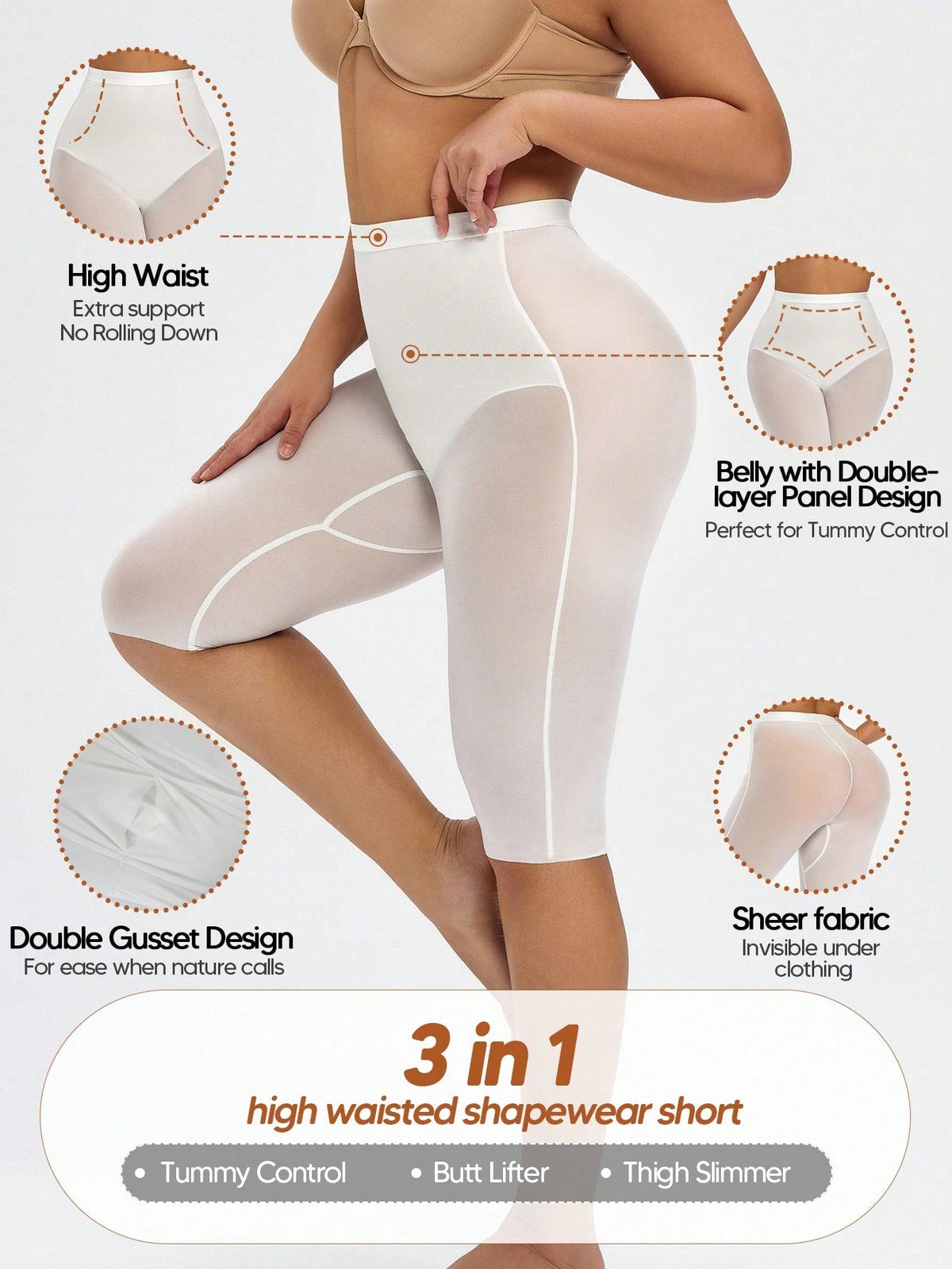 Women's High-Waisted Mesh Sheer Pants - Tummy Control & Butt Lift for Daily & Sports