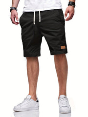Men's Casual Shorts - Personalized Print, Sports, Travel, Drawstring Waist, Pockets
