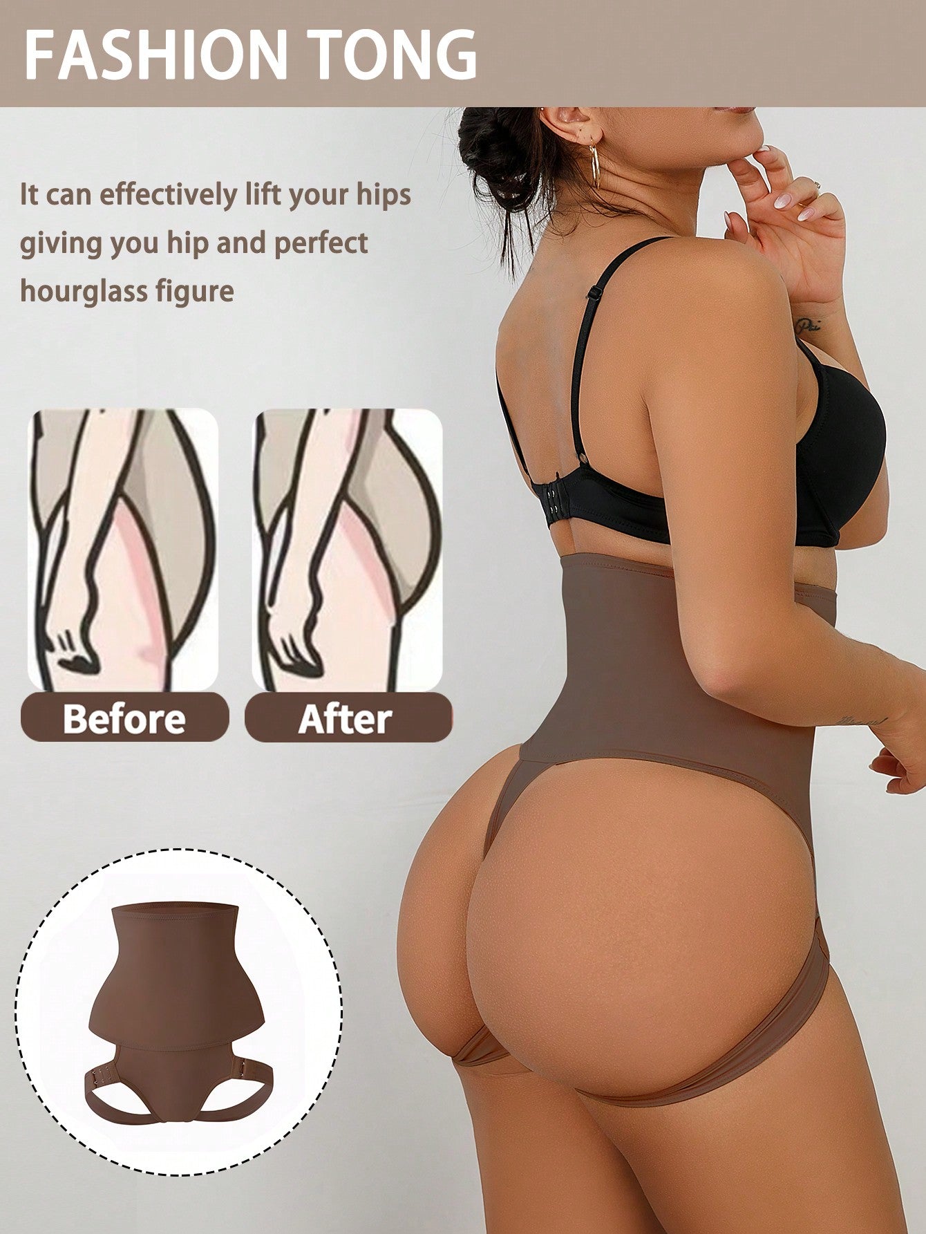 Women's Sexy Butt Lifter Shapewear Underwear for Enhanced Curves