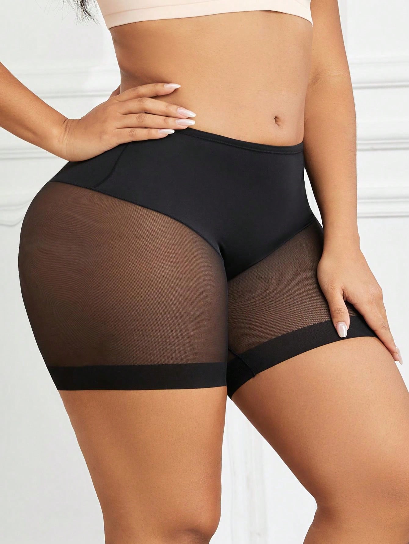 Women’s High Waist Shapewear Shorts - Breathable Tummy Control & Butt Lifter