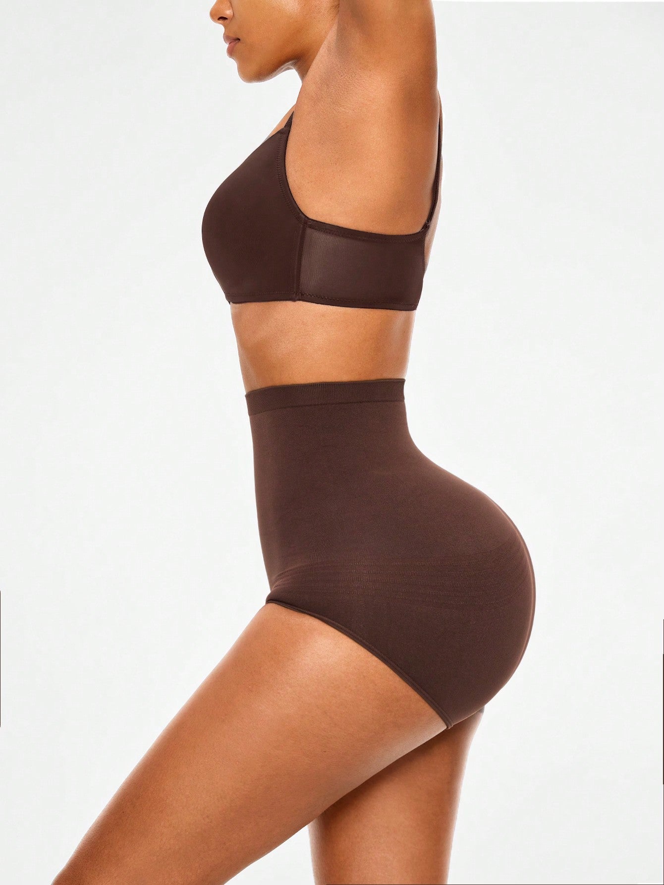 High-Waisted Seamless Shapewear Shorts - Tummy & Waist Control, Butt Lifter