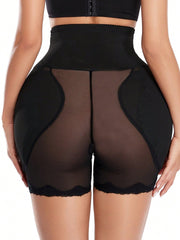 Women's High Waist Shapewear Briefs with Padded Hips and Tummy Control