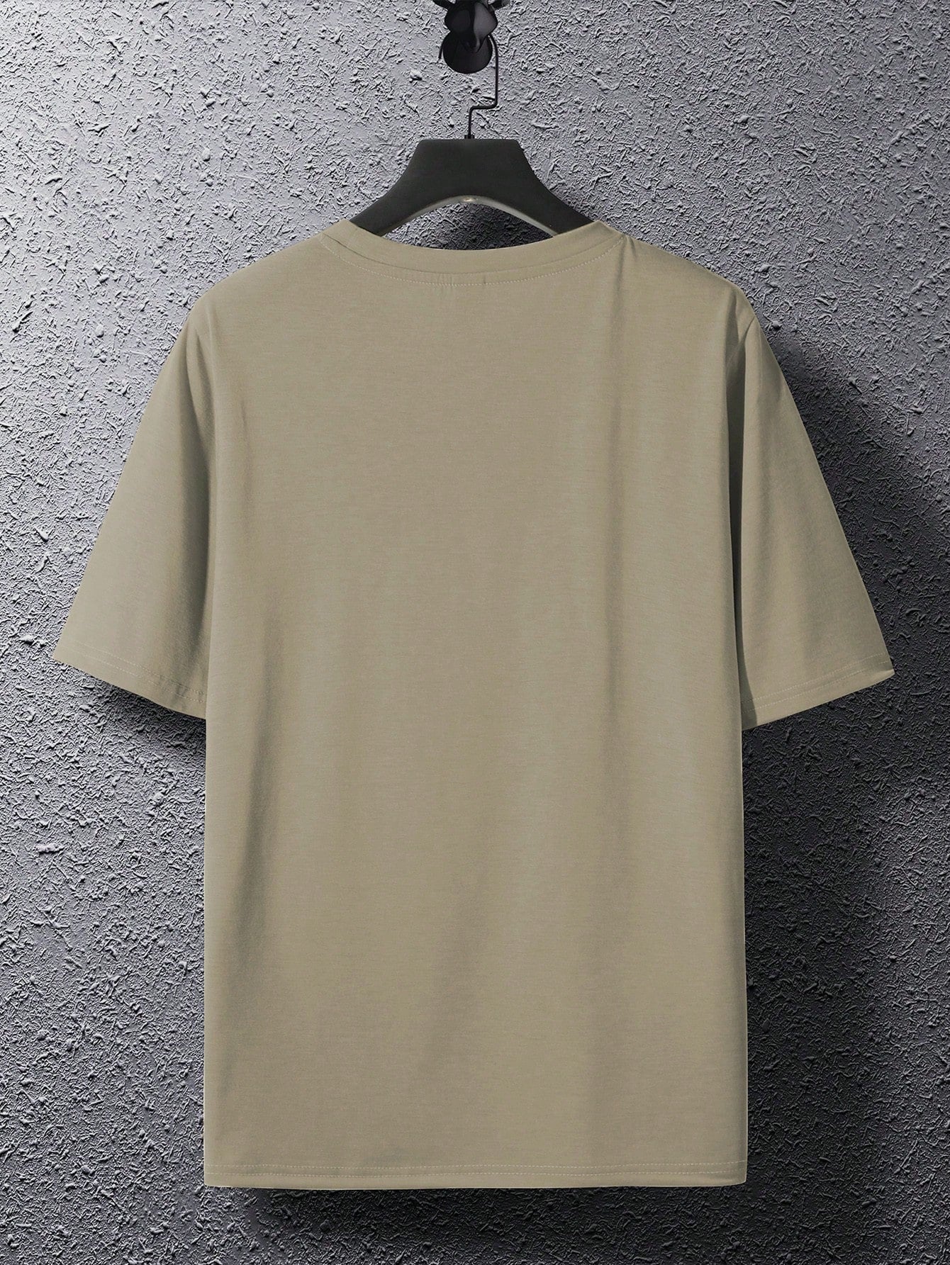 Men's Casual Summer Slogan T-Shirt, Short Sleeve, Round Neck