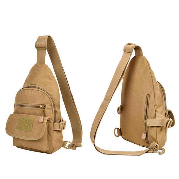 Waterproof Nylon Crossbody Bag Outdoor Shoulder Bag Casual Chest Bag For Men