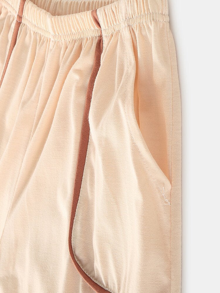 Women's Cute Pig Pajama Set: Long Sleeve Sweatshirt & Loose Jogging Pants for Home Lounge