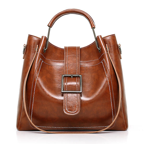 Women Faux Leather Three-piece Set Handbag Shoulder Bag Clutch Bag