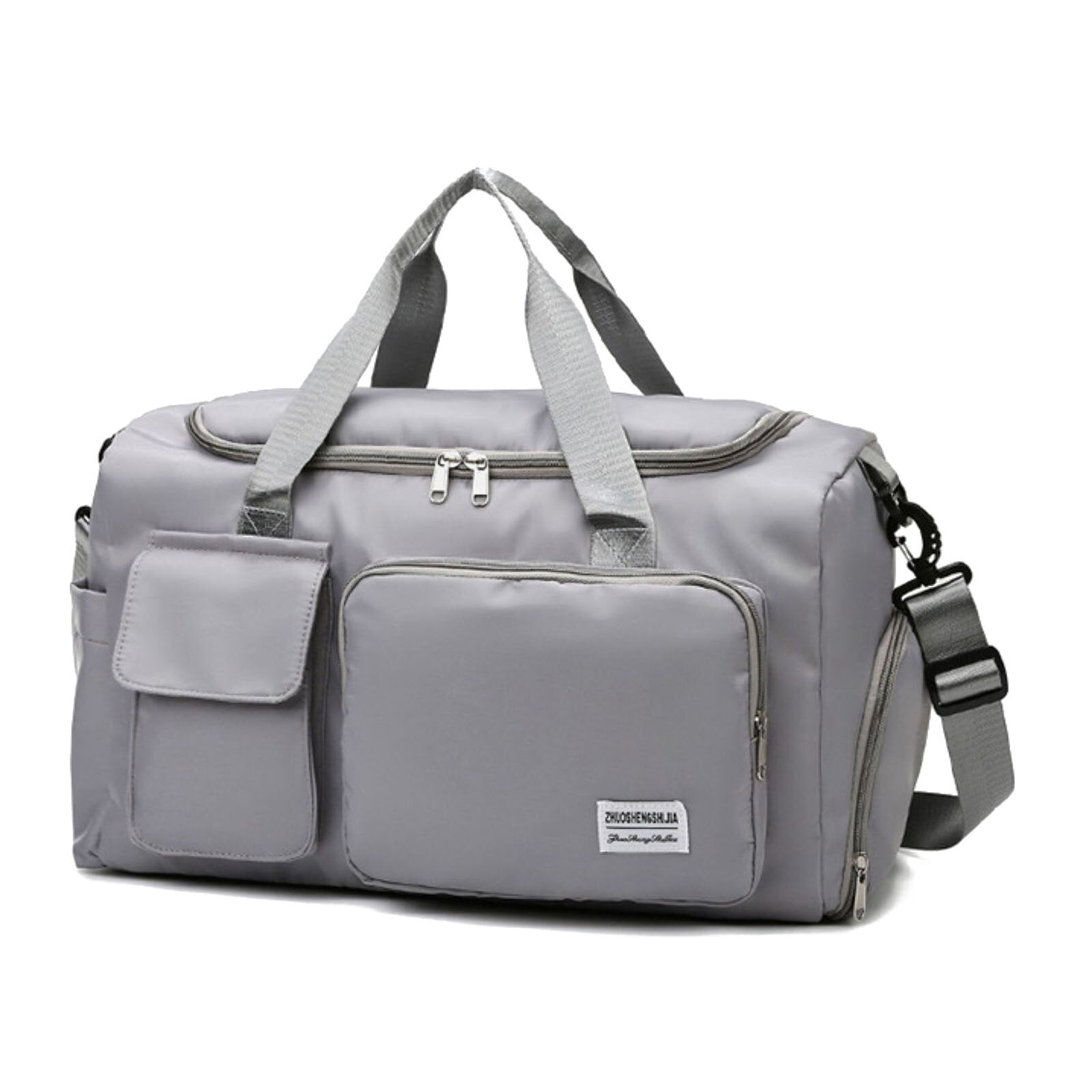 Women Oxfords Cloth Casual Large Capacity Travel Bag Wet and Dry Separation Design Waterproof Luggage